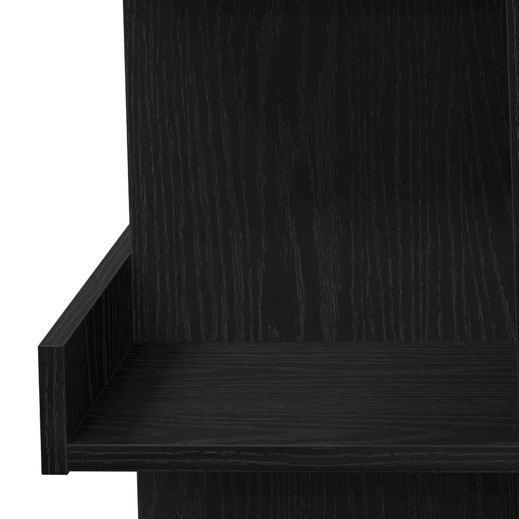 Barbord 100 x 48 x 101,5 cm Konstrueret træ Sort eg