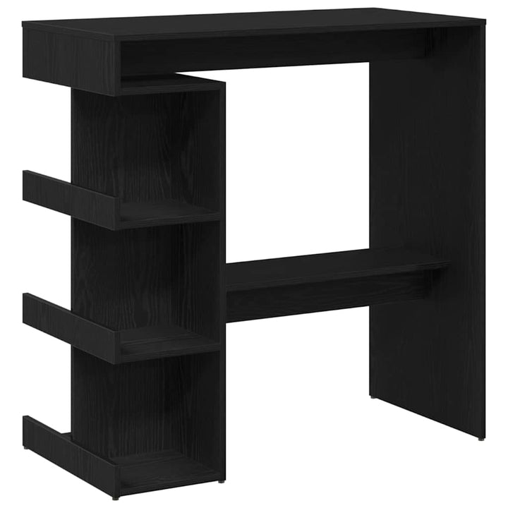 Barbord 100 x 48 x 101,5 cm Konstrueret træ Sort eg
