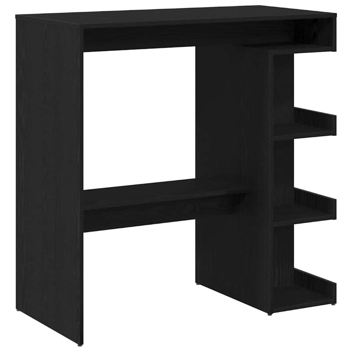Barbord 100 x 48 x 101,5 cm Konstrueret træ Sort eg