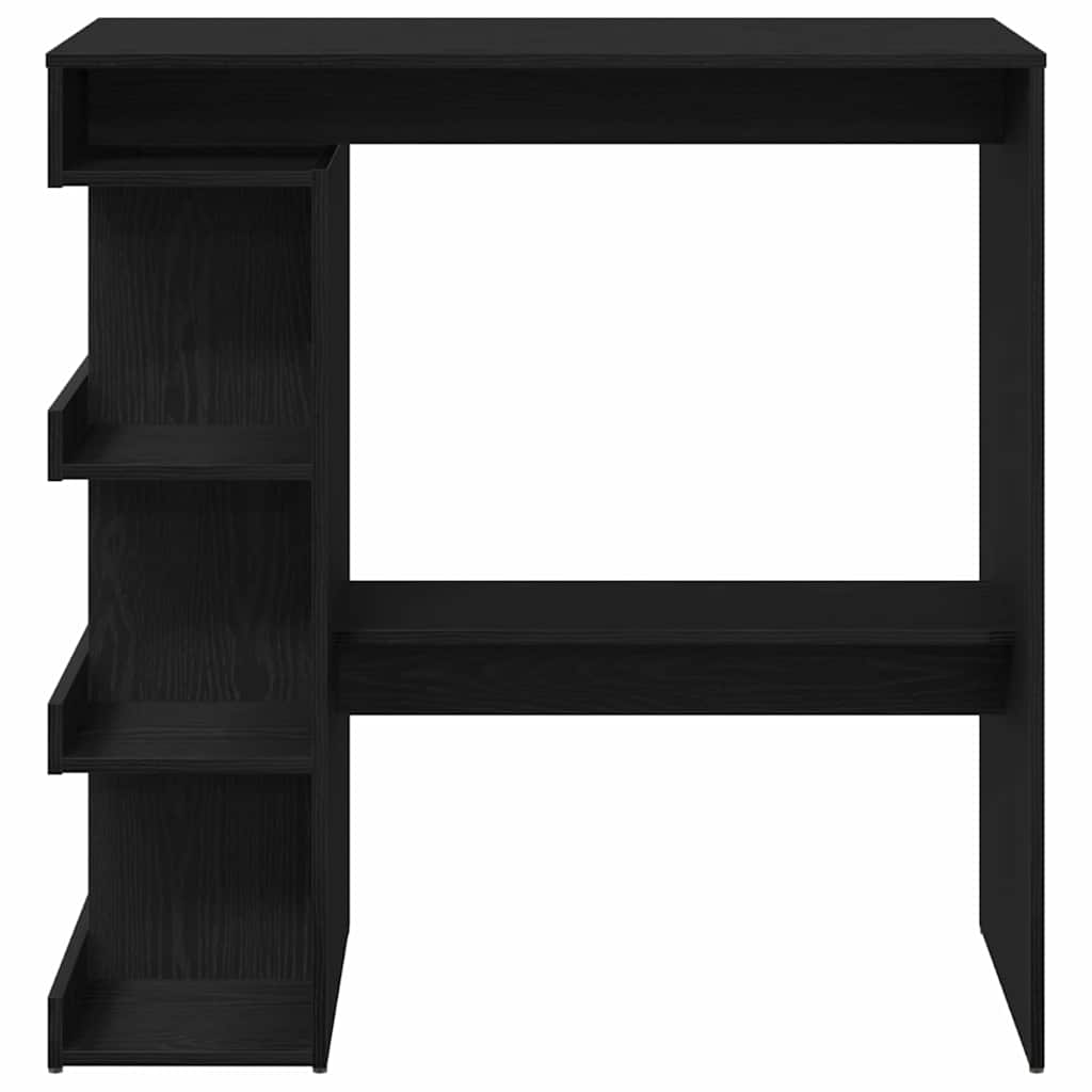 Barbord 100 x 48 x 101,5 cm Konstrueret træ Sort eg