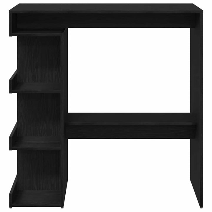 Barbord 100 x 48 x 101,5 cm Konstrueret træ Sort eg