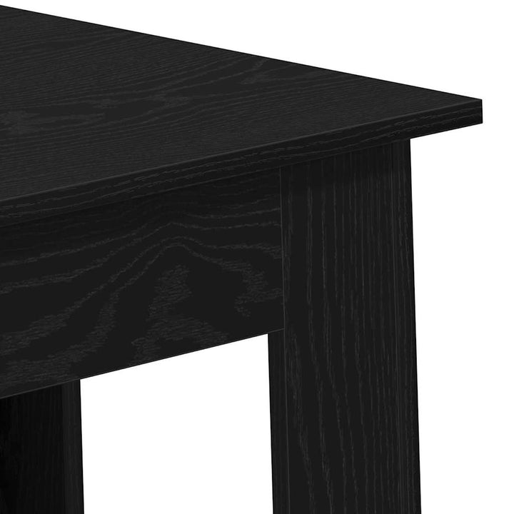 Barbord 102 x 50 x 103,5 cm Konstrueret træ Sort eg