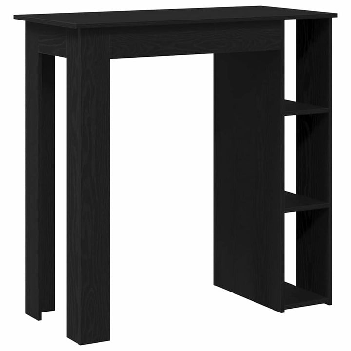 Barbord 102 x 50 x 103,5 cm Konstrueret træ Sort eg