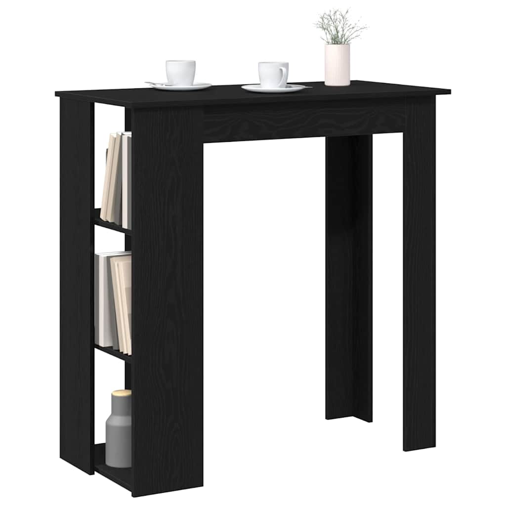 Barbord 102 x 50 x 103,5 cm Konstrueret træ Sort eg