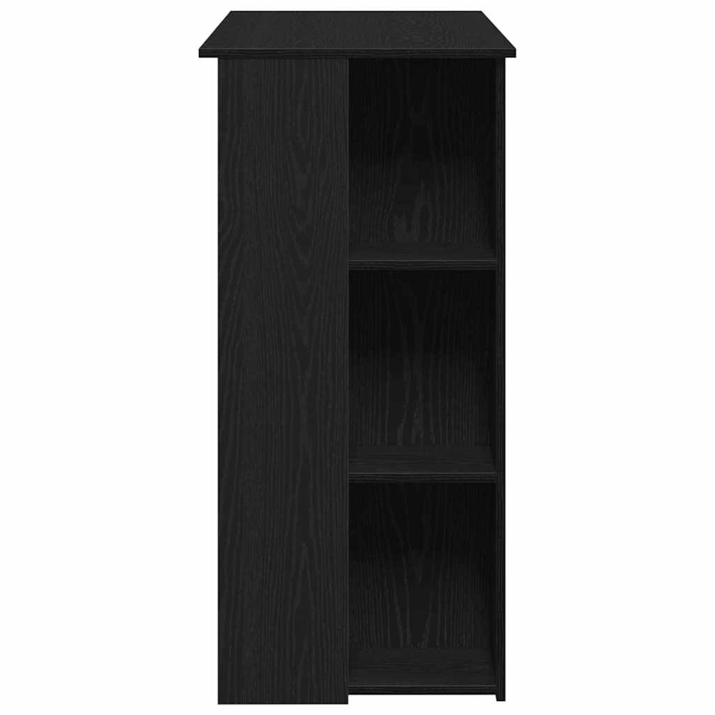 Barbord 102 x 50 x 103,5 cm Konstrueret træ Sort eg