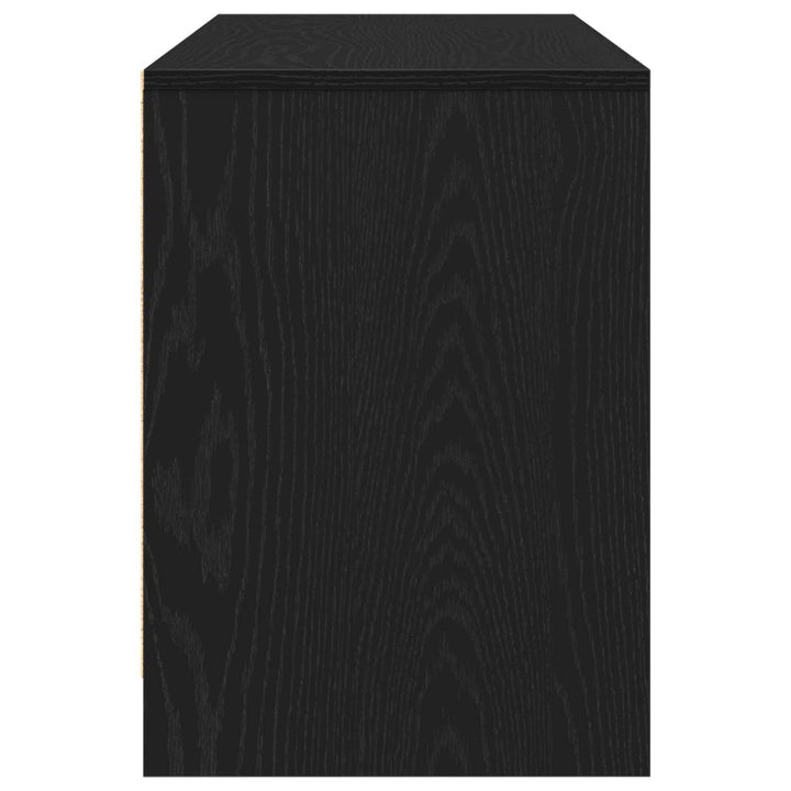 TV-skab Sort eg 102 x 37,5 x 52,5 cm Konstrueret træ
