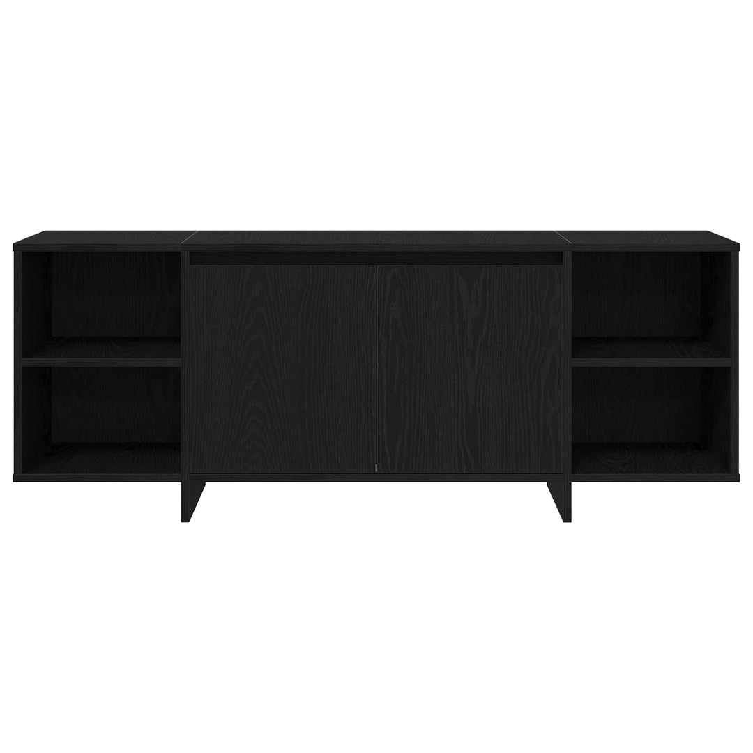 TV-skab 130 x 35 x 50 cm Sort eg Konstrueret træ