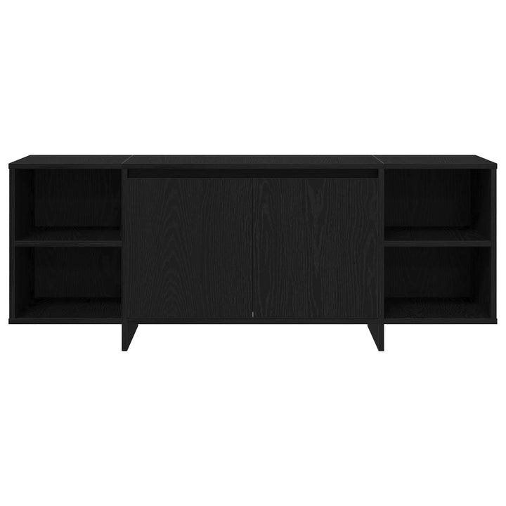 TV-skab 130 x 35 x 50 cm Sort eg Konstrueret træ