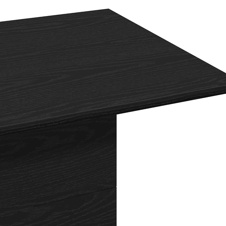 Sofabord Sort eg 102 x 55,5 x 40 cm Konstrueret træ