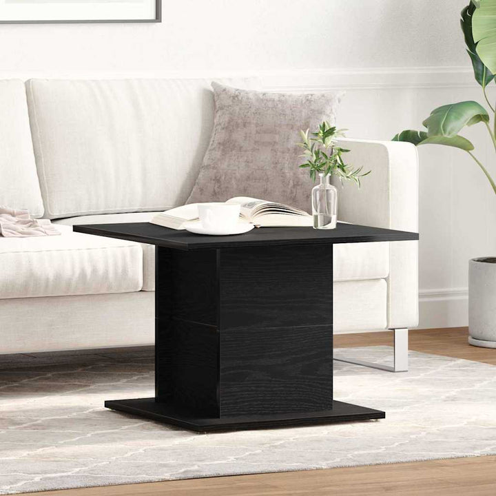 Sofabord Sort eg 55,5 x 55,5 x 40 cm Konstrueret træ