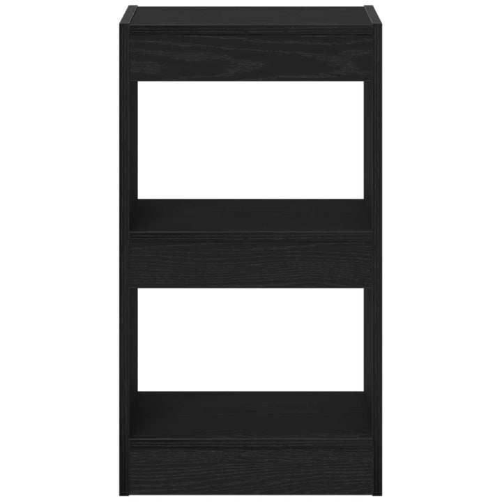 Bogskab 2 niveauer 40 x 30 x 71,5 cm Konstrueret træ Sort eg