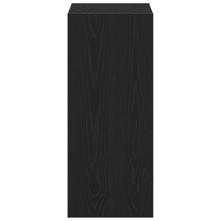 Bogskab 2 niveauer 40 x 30 x 71,5 cm Konstrueret træ Sort eg