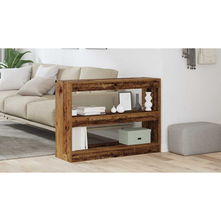 Bogreol Gammelt træ 100 x 30 x 72 cm Konstrueret træ