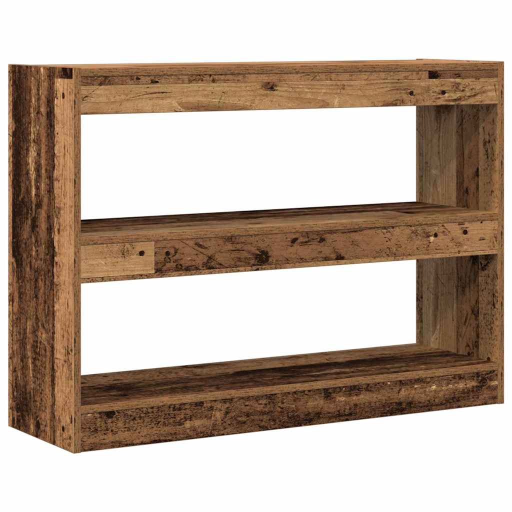 Bogreol Gammelt træ 100 x 30 x 72 cm Konstrueret træ