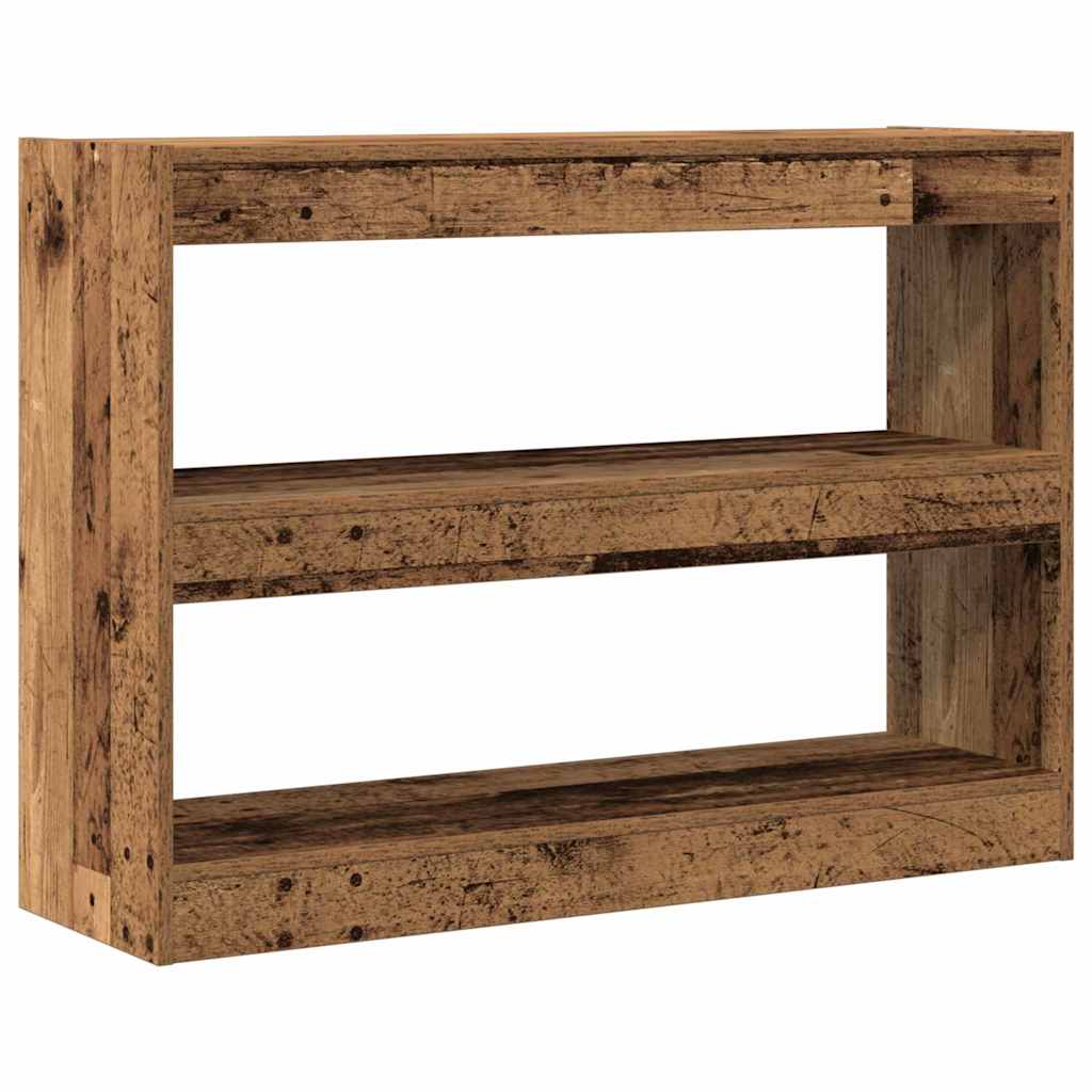 Bogreol Gammelt træ 100 x 30 x 72 cm Konstrueret træ