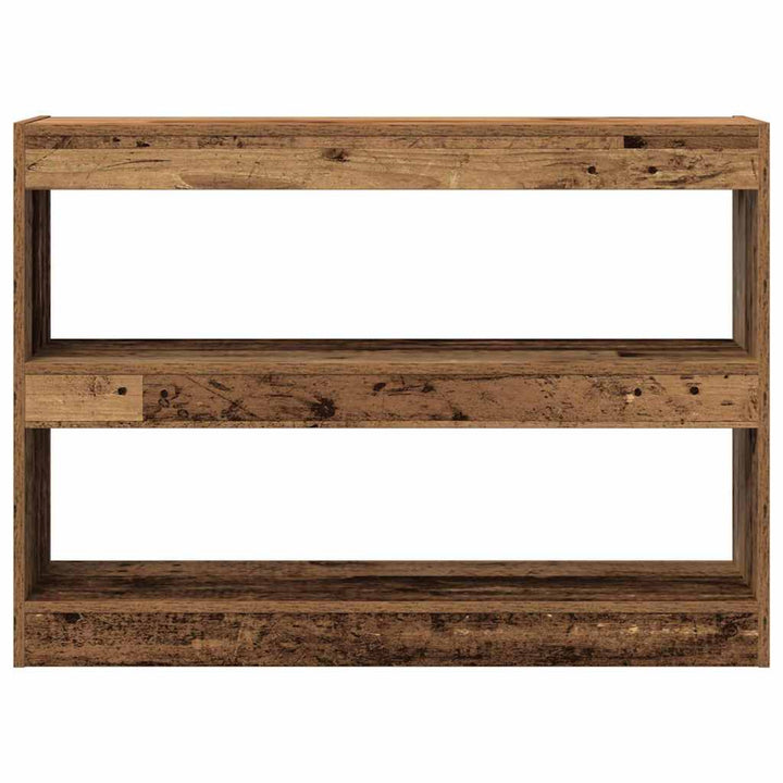 Bogreol Gammelt træ 100 x 30 x 72 cm Konstrueret træ