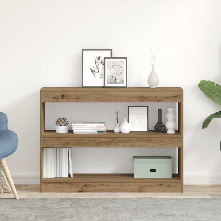 Bogreol artisan eg 100 x 30 x 72 cm Konstrueret træ