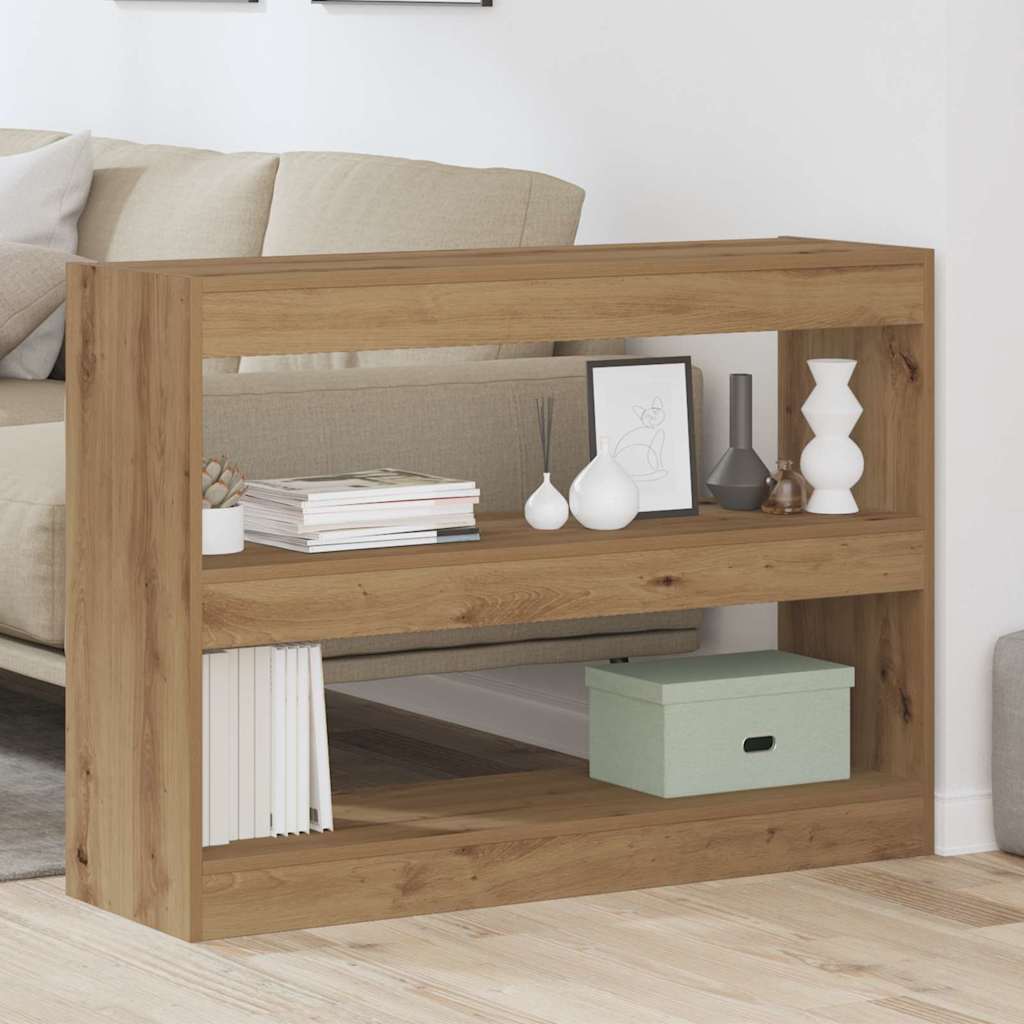 Bogreol artisan eg 100 x 30 x 72 cm Konstrueret træ