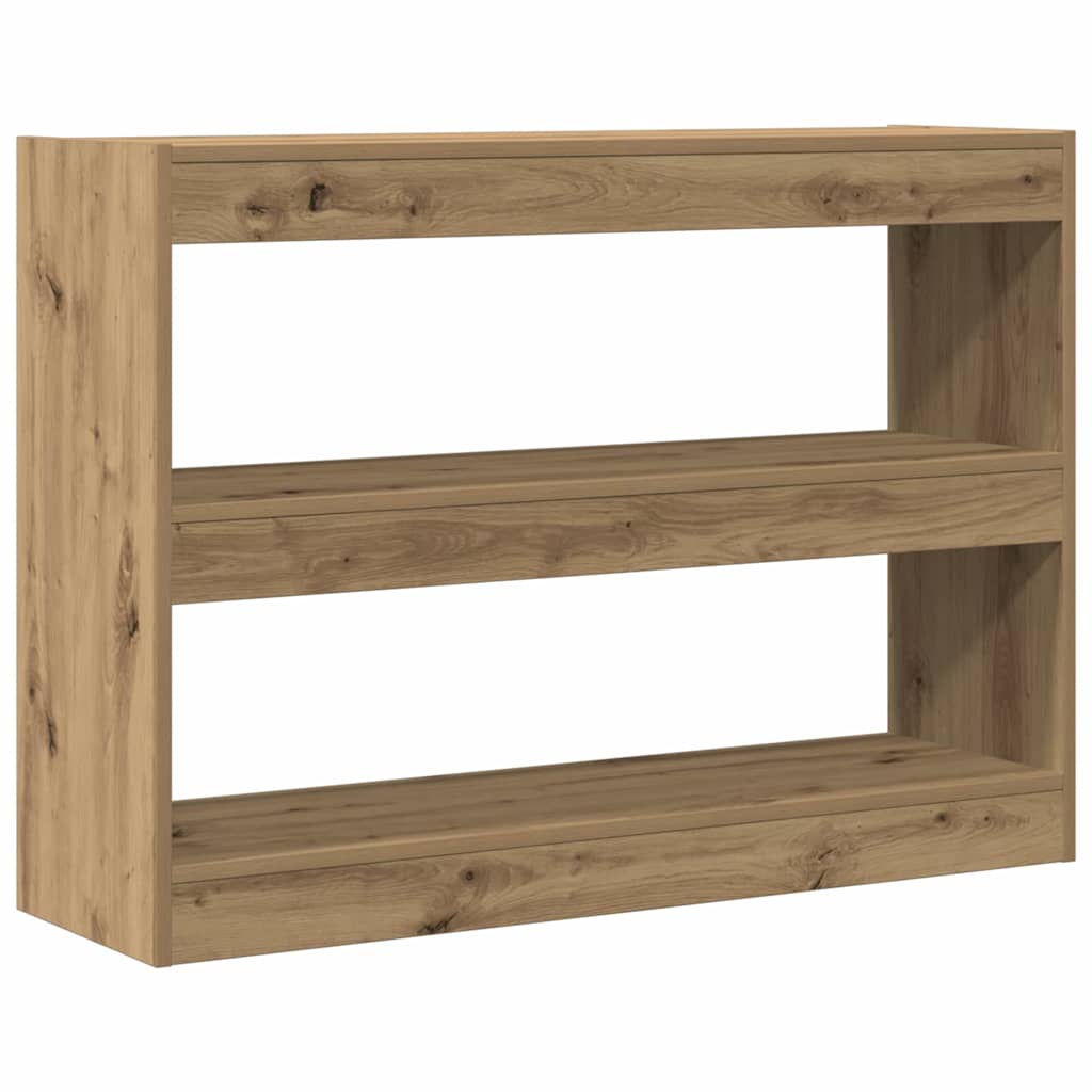 Bogreol artisan eg 100 x 30 x 72 cm Konstrueret træ