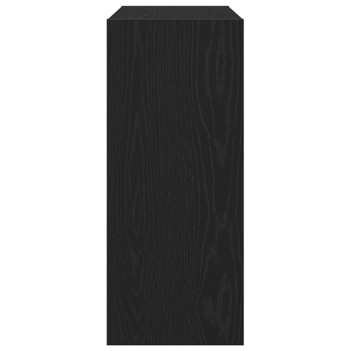 Bogreol Sort eg 100 x 30 x 72 cm Konstrueret træ