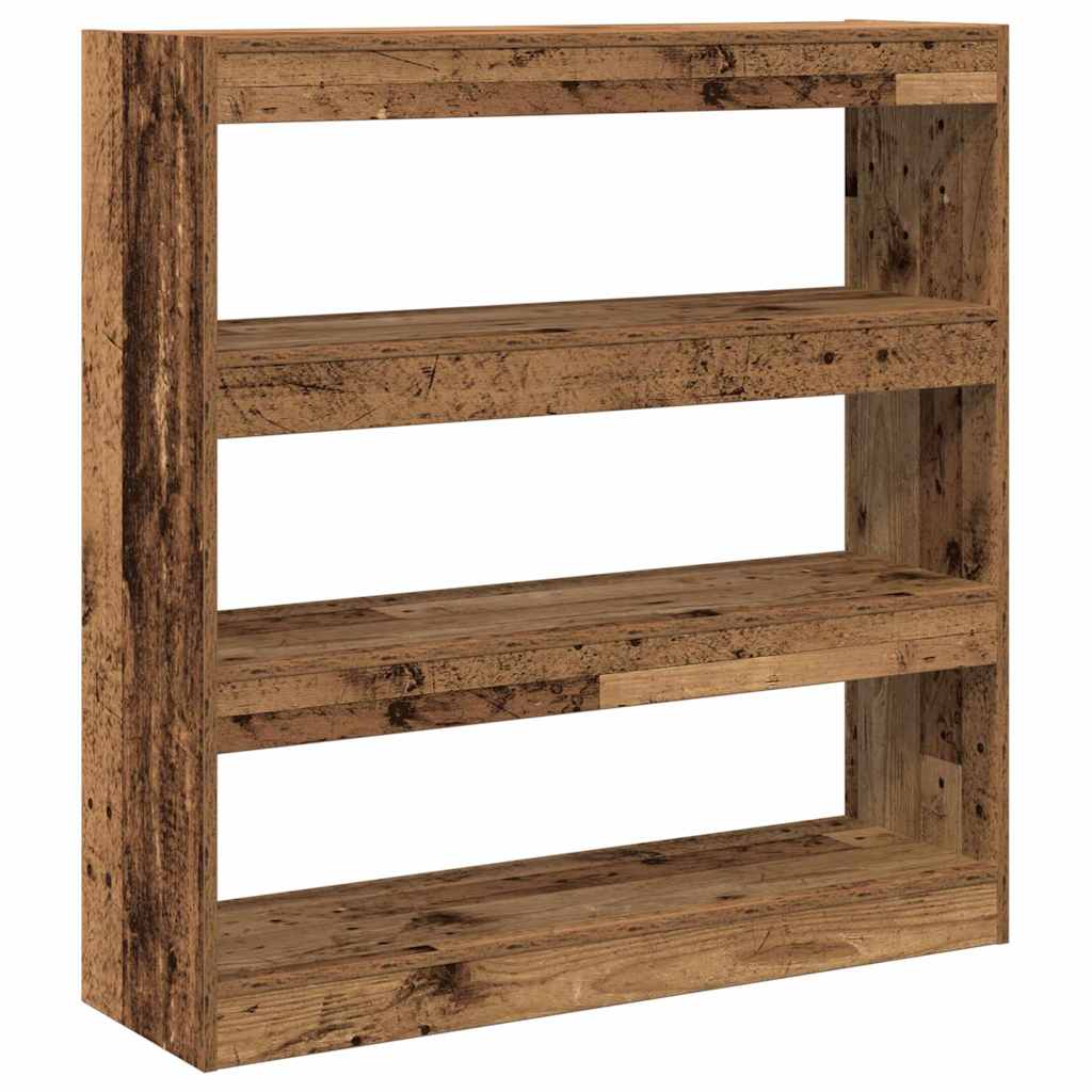 Bogskab Gammelt træ 100 x 30 x 103 cm Konstrueret træ
