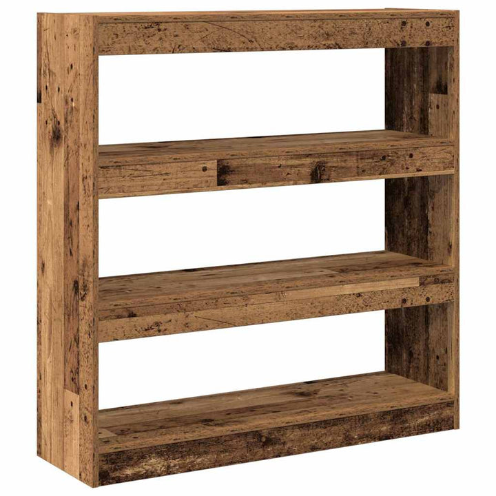 Bogskab Gammelt træ 100 x 30 x 103 cm Konstrueret træ