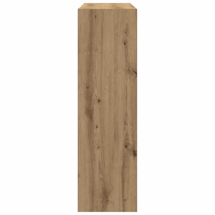 Bogskab 3 niveauer 100 x 30 x 103 cm Konstrueret træ artisan eg