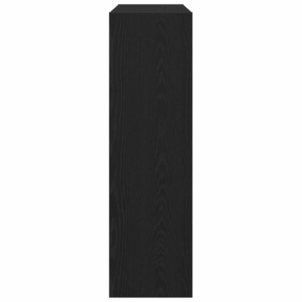 Bogskab Sort eg 100 x 30 x 103 cm Konstrueret træ