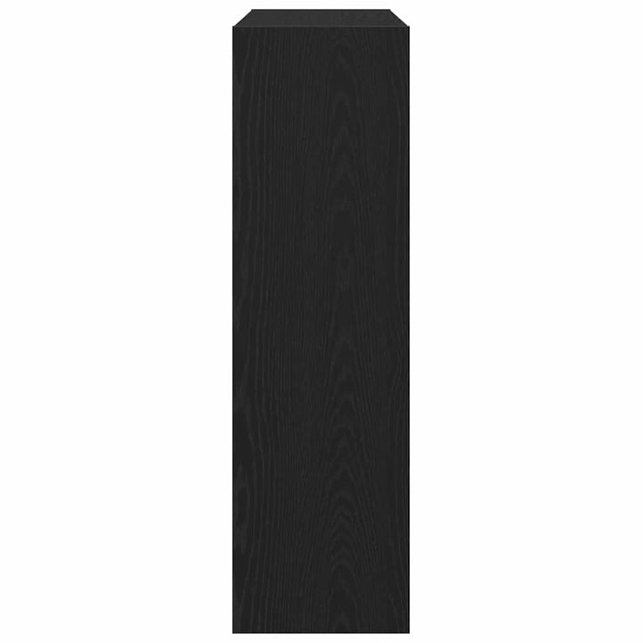 Bogskab Sort eg 100 x 30 x 103 cm Konstrueret træ