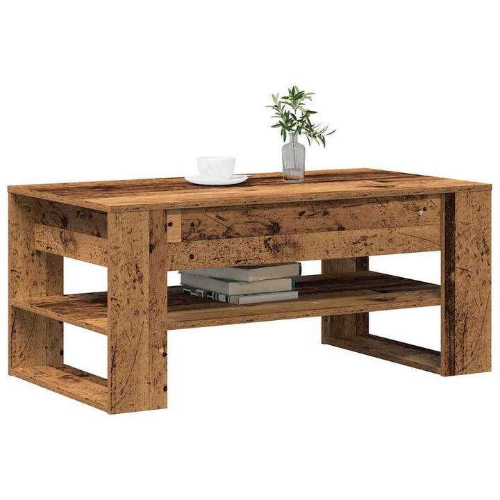Sofabord Gammelt træ 102 x 55 x 45 cm Konstrueret træ