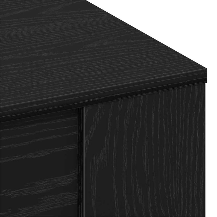 Sofabord Sort eg 102 x 55 x 45 cm Konstrueret træ