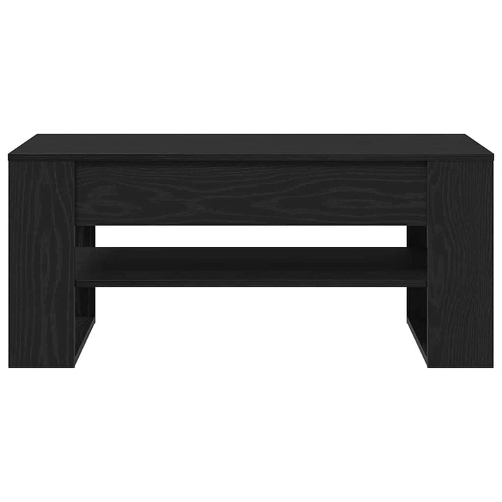 Sofabord Sort eg 102 x 55 x 45 cm Konstrueret træ