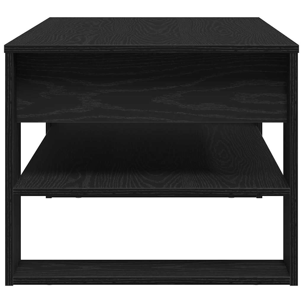Sofabord Sort eg 102 x 55 x 45 cm Konstrueret træ