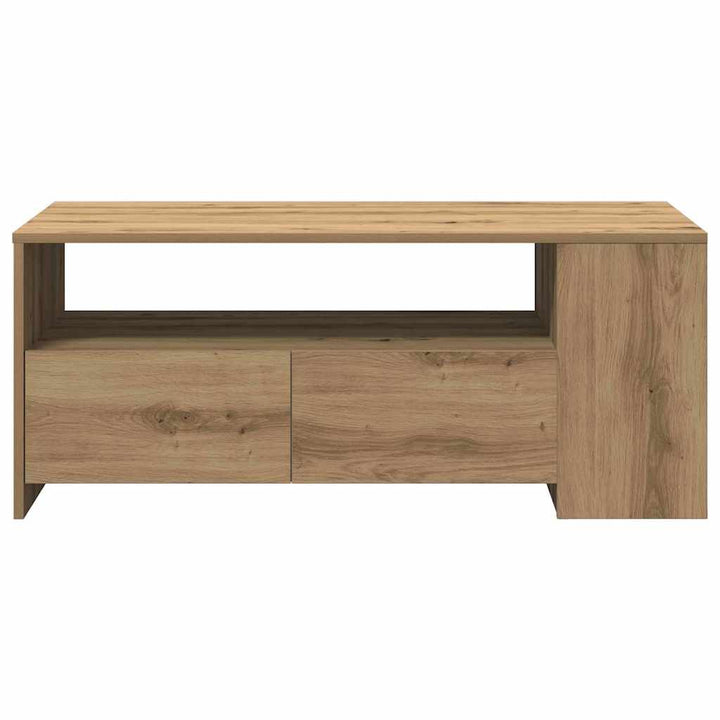 Sofabord Artisan Egetræ 102 x 55 x 43,5 cm Konstrueret træ