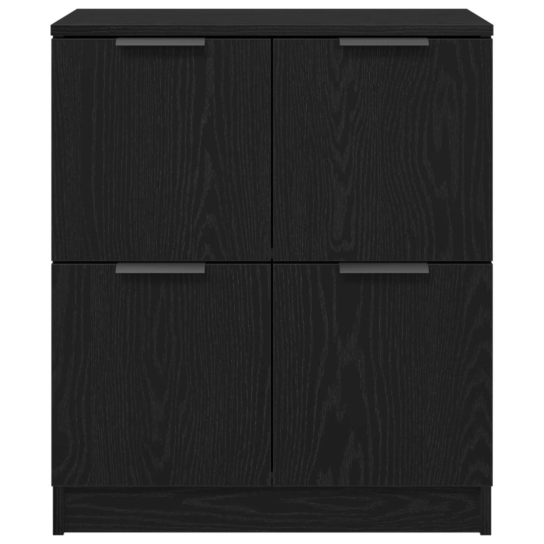 Sideboard Sort eg 60 x 30 x 70 cm Konstrueret træ