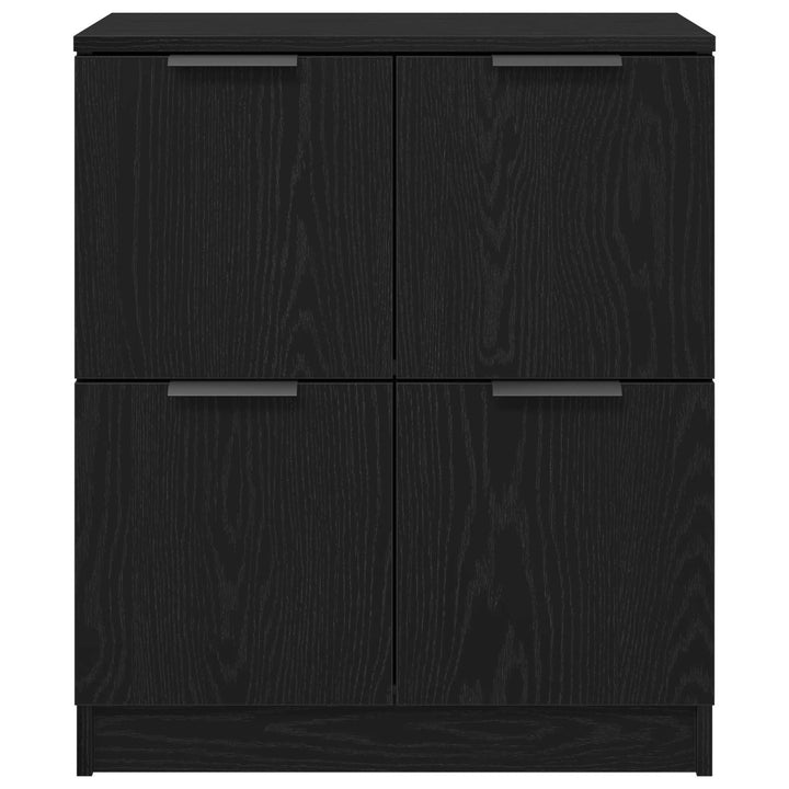 Sideboard Sort eg 60 x 30 x 70 cm Konstrueret træ