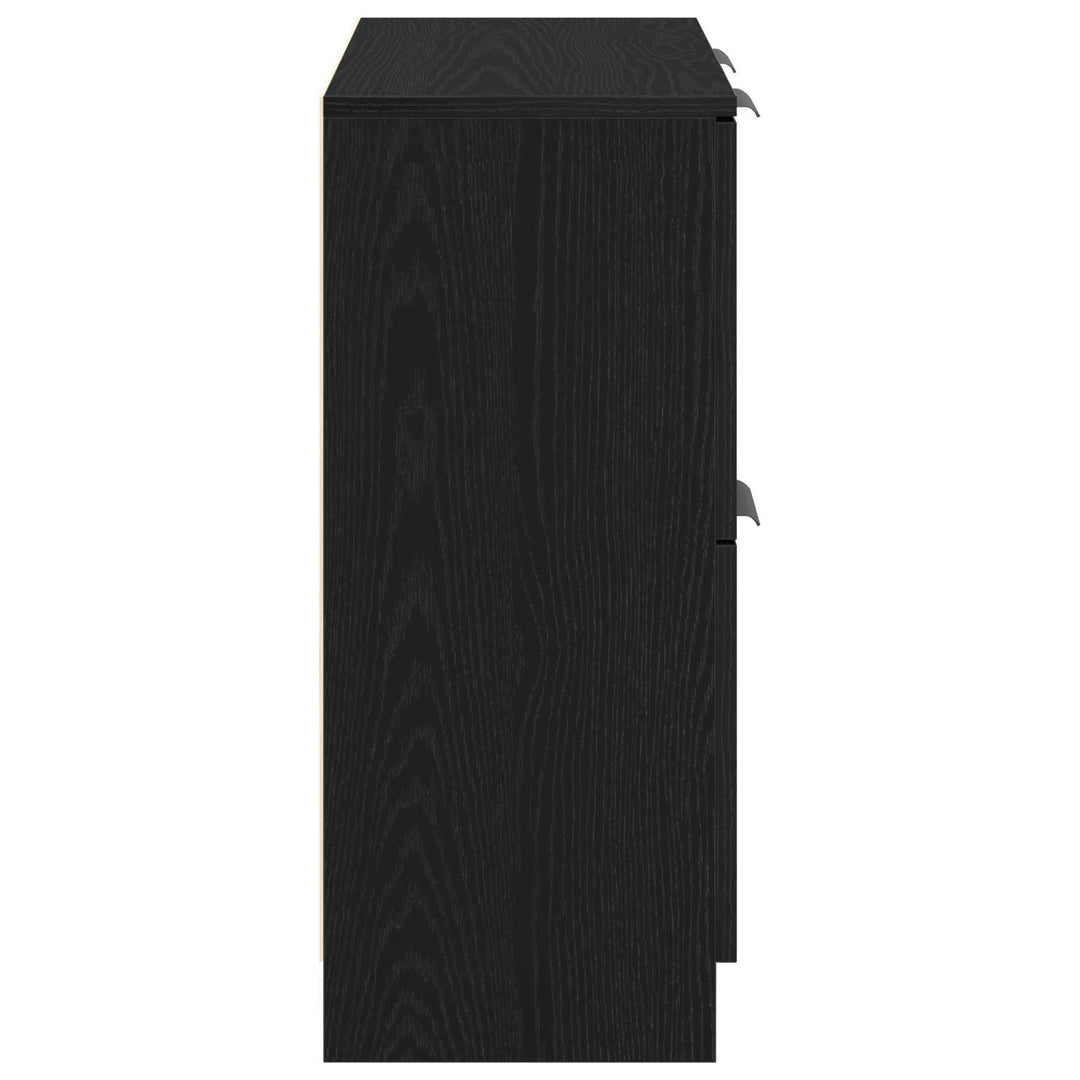 Sideboard Sort eg 60 x 30 x 70 cm Konstrueret træ
