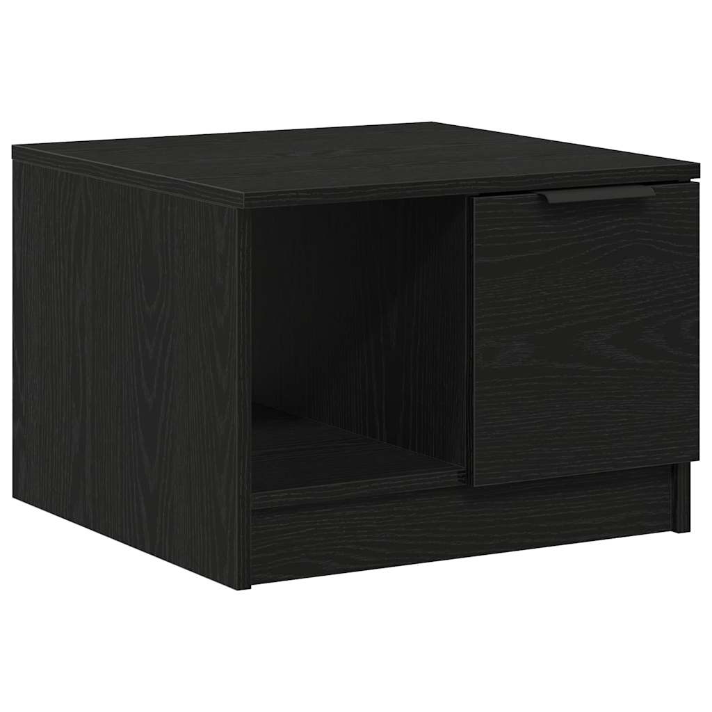 Sofabord with Drawer Sort eg 50 x 50 x 36 cm Konstrueret træ