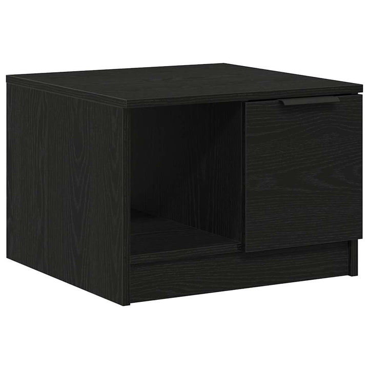 Sofabord with Drawer Sort eg 50 x 50 x 36 cm Konstrueret træ