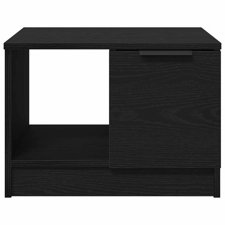 Sofabord with Drawer Sort eg 50 x 50 x 36 cm Konstrueret træ