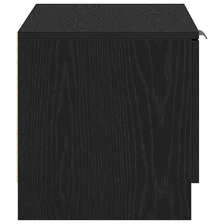 TV-skab Sort eg 80 x 35 x 36,5 cm Konstrueret træ