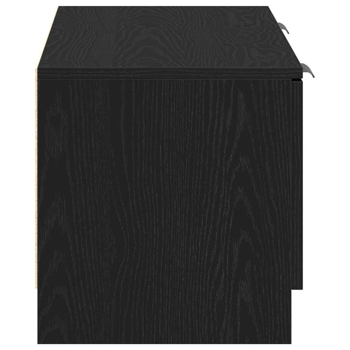 TV-skab Sort eg 102 x 32 x 35,5 cm Konstrueret træ