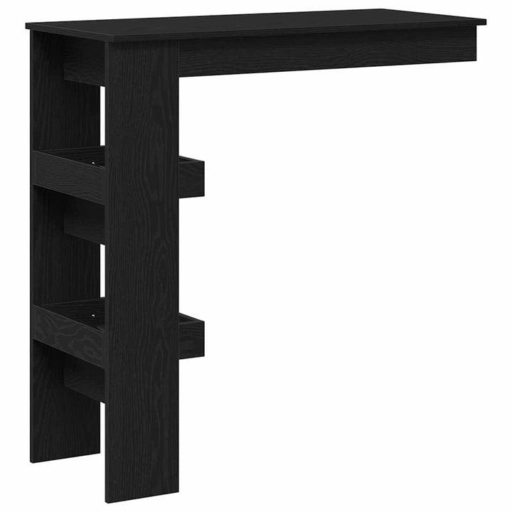 Væg barbord 102 x 45 x 103,5 cm Konstrueret træ Sort eg