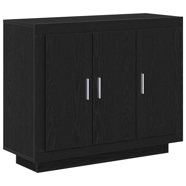 Sideboard Sort eg 92 x 35 x 75 cm Konstrueret træ