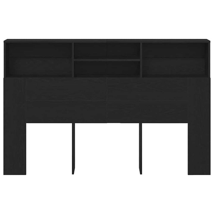 Hovedgærde Skab Sort eg 160 x 19 x 103,5 cm Konstrueret træ