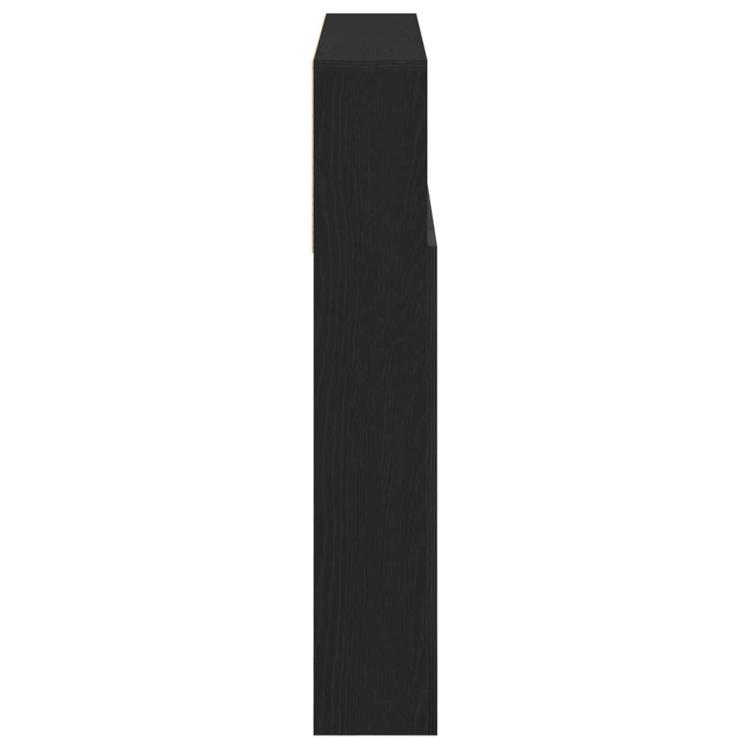 Hovedgærde Skab Sort eg 180 x 19 x 103,5 cm Konstrueret træ