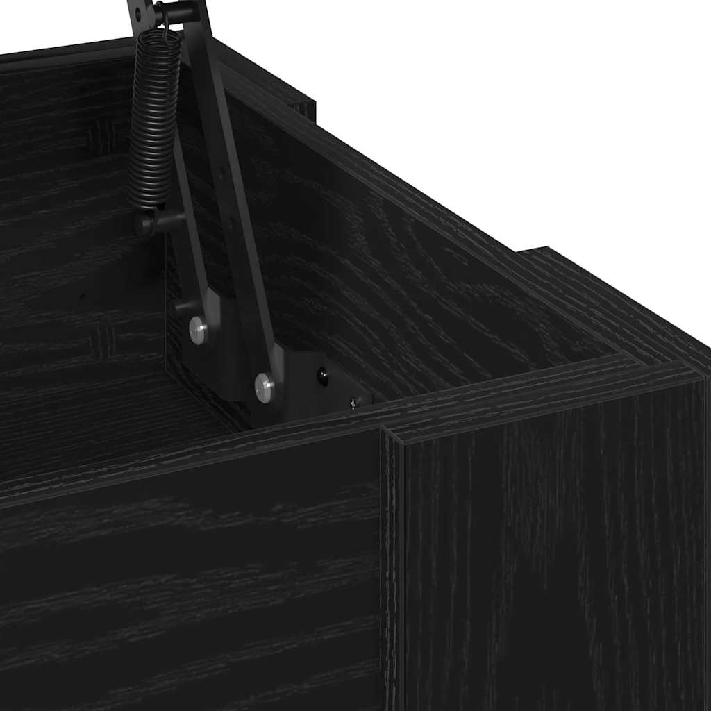 Sofabord Sort eg 101 x 49 x 52 cm Konstrueret træ