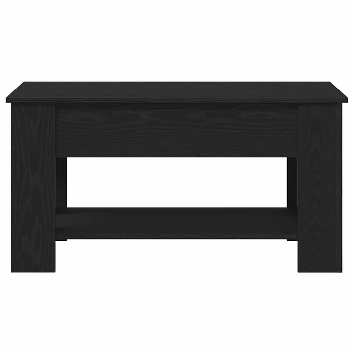 Sofabord Sort eg 101 x 49 x 52 cm Konstrueret træ