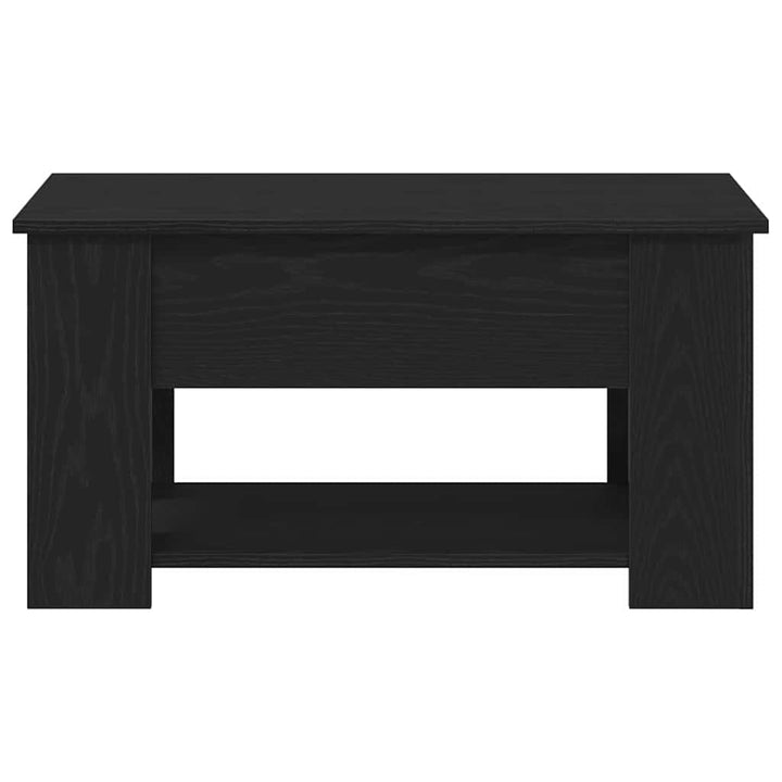 Sofabord Sort eg 79 x 49 x 41 cm Konstrueret træ