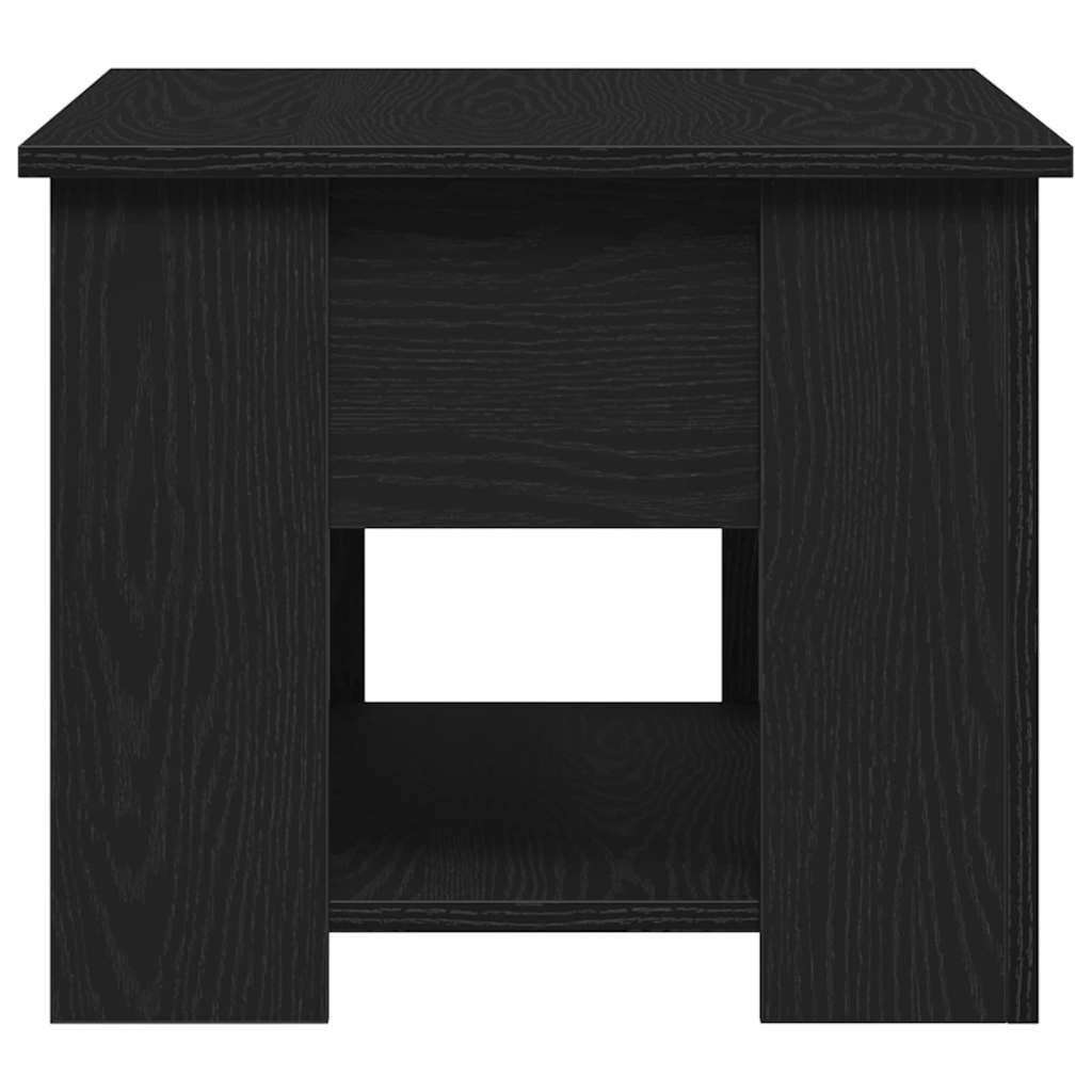 Sofabord Sort eg 79 x 49 x 41 cm Konstrueret træ